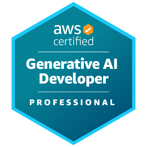 AWS Certified Generative AI - Professional badge